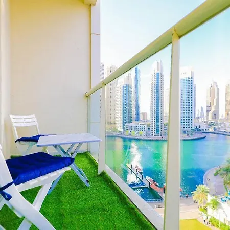 Elegant Marina View Studio King Bed Dubai Esterno foto